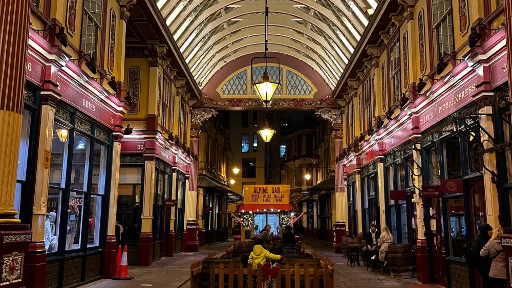 Harry Potter a Londra: leadenhall market