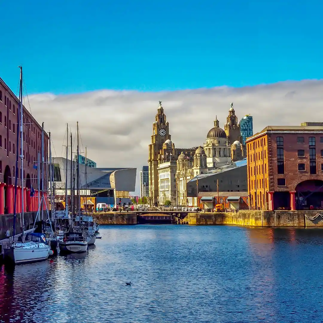 Veduta di Liverpool, Albert Docks