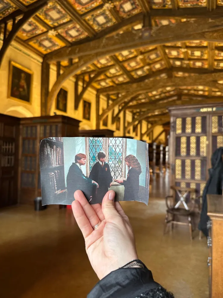 biblioteca dove hanno girato harry potter