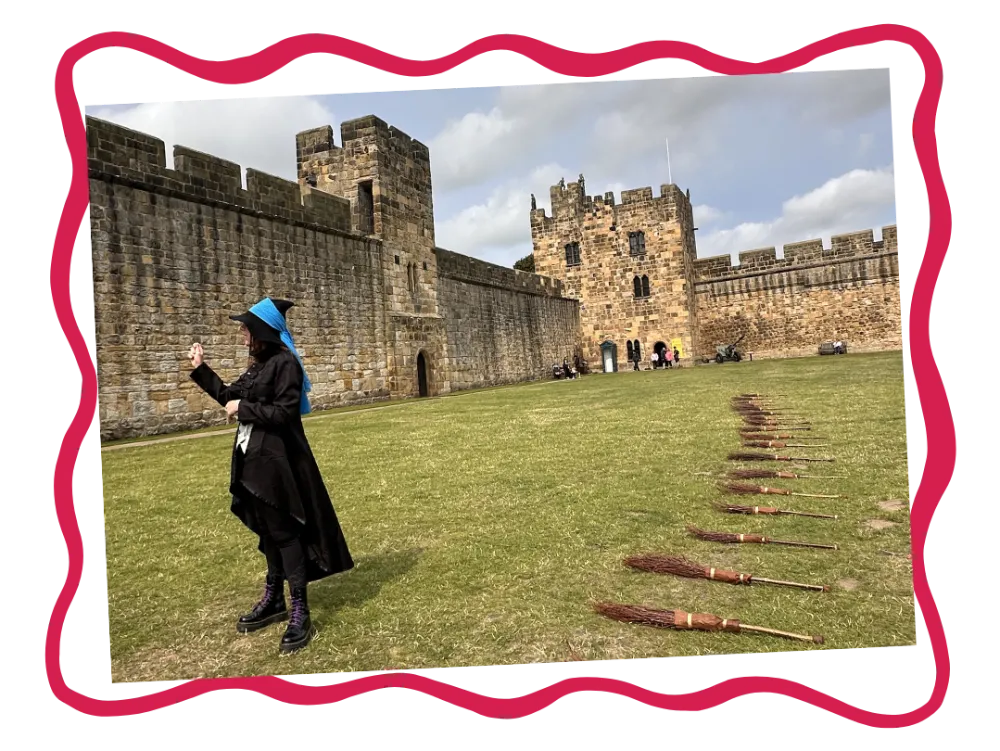 lezione di volo con la scopa harry potter