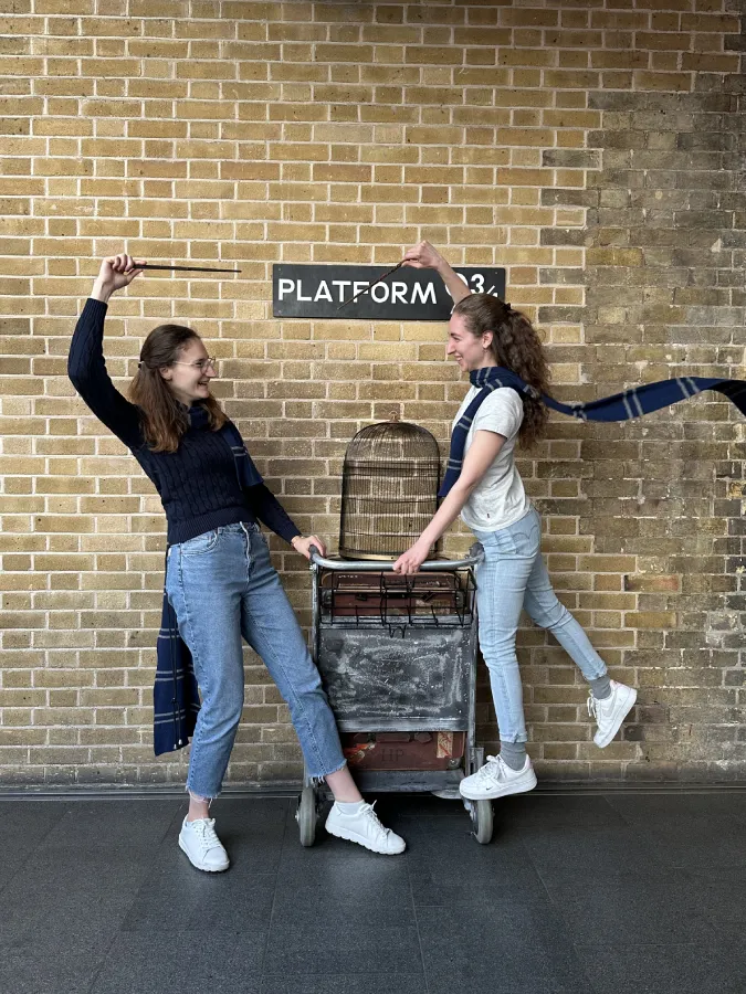 foto binario 9 e tre quarti harry potter