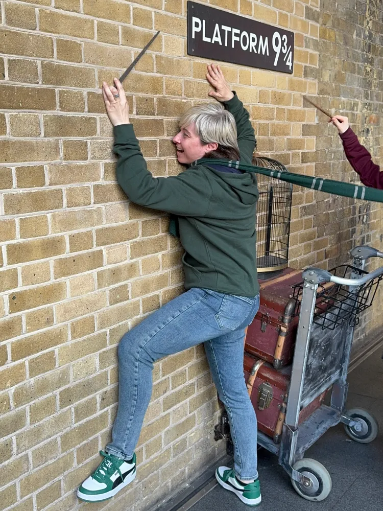 foto binario 9 e tre quarti harry potter