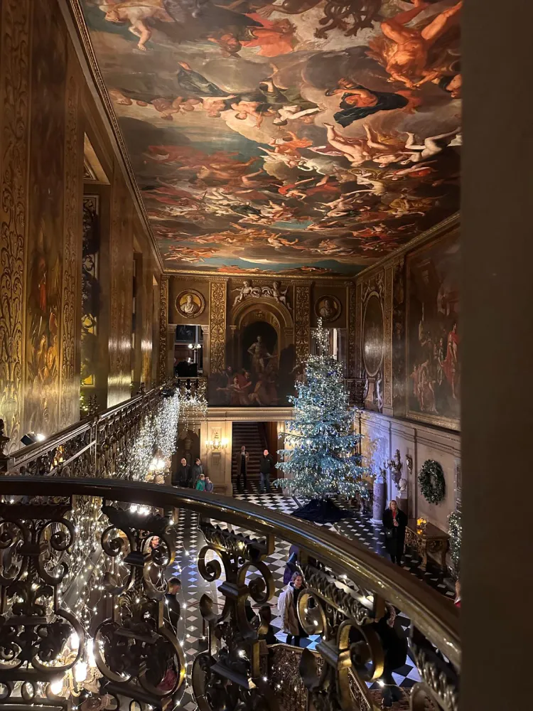 xmas at chatsworth house